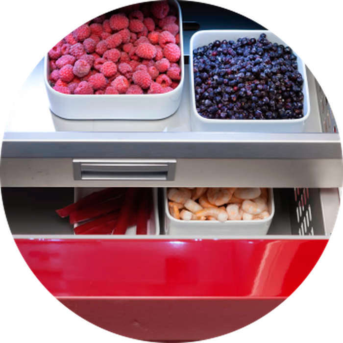 Fhiaba BKI36BIRS 36 Inch Bottom Freezer Refrigerator