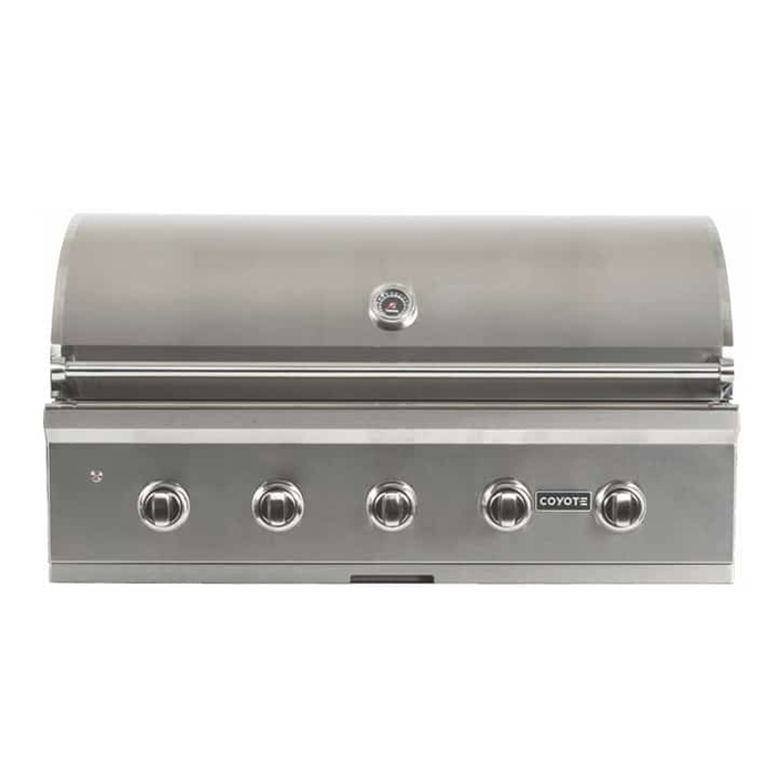 Coyote C-Series C2C42LP 42 Inch Built-In Grill with 5 Infinity Burners LP