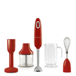 Smeg HBF22RDUS Retro 50's Style Immersion Hand Blender with accessories Red disco@aniks.ca