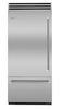 BlueStar BBB36L2C 36 Inch Bottom Freezer Refrigerator Pro 22.4 Cu Ft