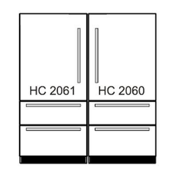 Liebherr 990022100 SBS KIT 36" Freestanding refrigerators, CS2080/2081