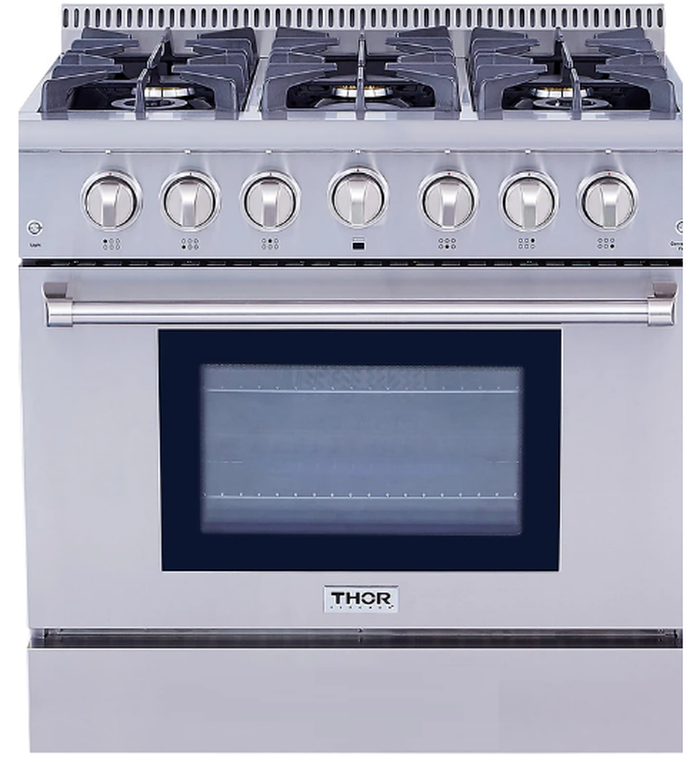 Thor Kitchen HRG3618U 36 Inch Gas Range