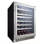 Silhouette SPRBC056D1BSS 24 Inch Beverage Refrigerator Under Counter 5.3 cu.ft 61 cans & 21 bottles 39dba