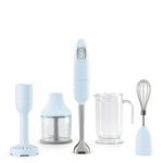 Smeg HBF22PBUS Retro 50's Style Immersion Hand Blender with accessories Pastel Blue disco@aniks.ca