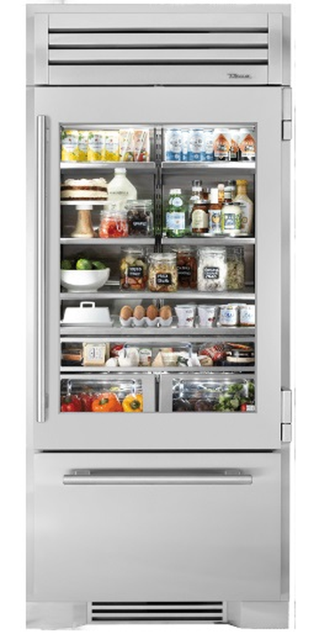 True Residential TR36RBFRSGA 36 Inch Bottom Freezer Refrigerator