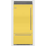 BlueStar BBB36L2CF 36 Inch Bottom Freezer Refrigerator Pro 22.4 Cu Ft