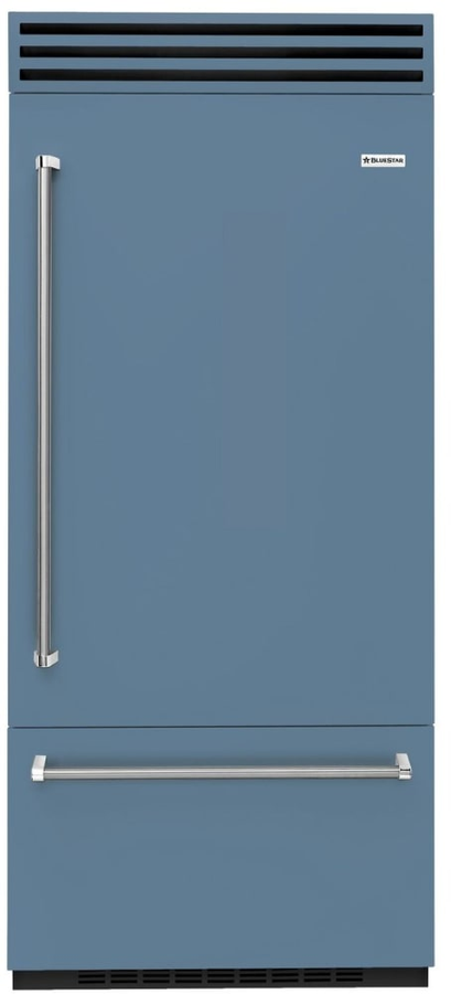 BlueStar BBB36R2CC 36 Inch Bottom Freezer Refrigerator Pro 22.4 Cu Ft