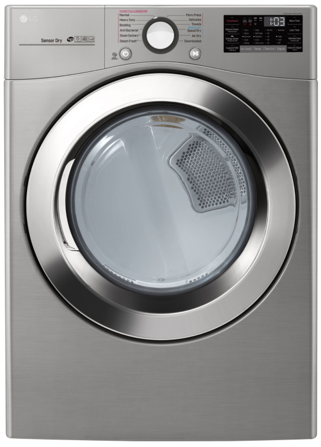 LG DLEX3700V Electric Dryer Wi-Fi Steam 27 Inch Wide