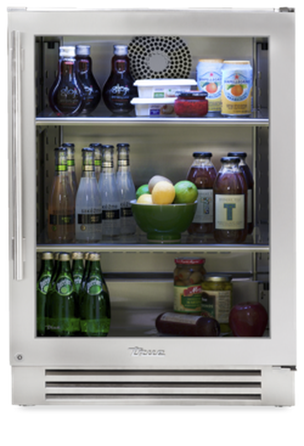 True Residential TUR24LSGB 24 Inch Under Counter Refrigerator Compact Refrigerator - Discontinued