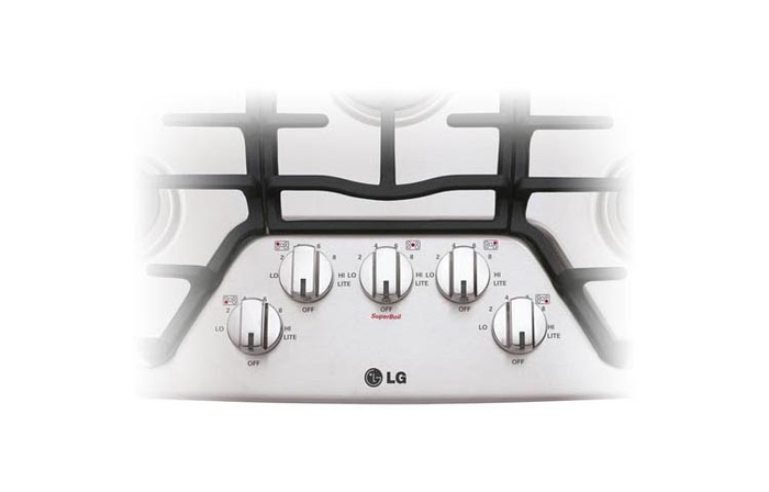LG LCG3011ST 30 Inch Gas Cooktop