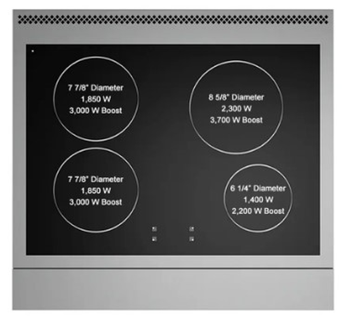 BlueStar BSIR30W 30 Inch Induction Range