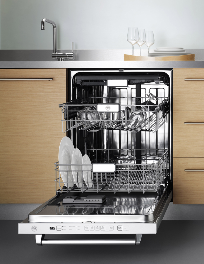 Bertazzoni DW24XV 24 Inch Dishwasher Top Controls aniksappliances