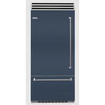 BlueStar BBB36L2CCPLT 36 Inch Bottom Freezer Refrigerator Pro 22.4 Cu Ft