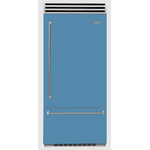 BlueStar BBB36R2CCPLT 36 Inch Built In Bottom Freezer Refrigerator