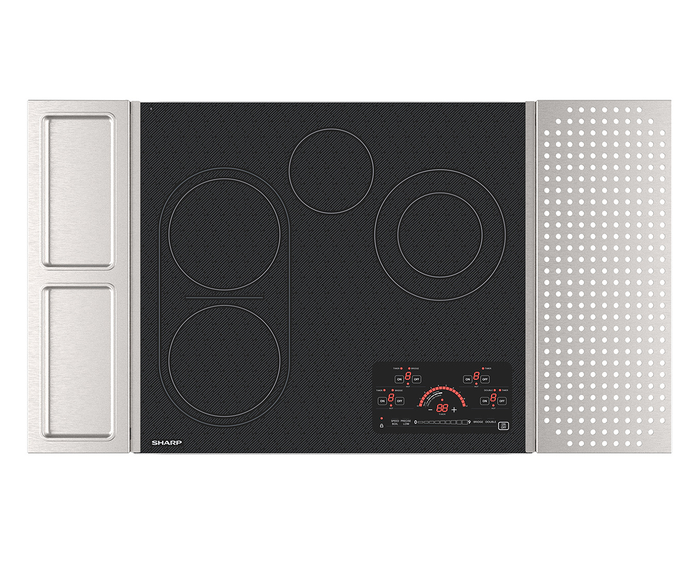 Sharp SCR2442FB 24 Inch Electric Cooktop