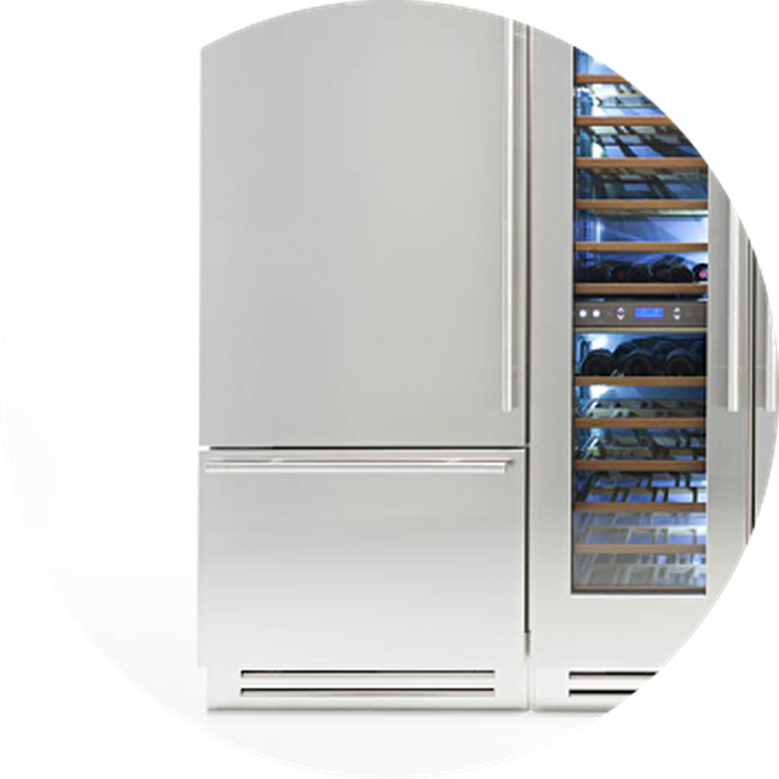 Wine Column Refrigerator FP24BWRLGS 24in  Integrated - Fhiaba