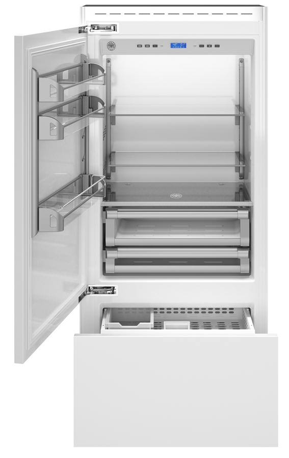 Bertazzoni REF36BMBIPLT 36 Inch Bottom Freezer Refrigerator