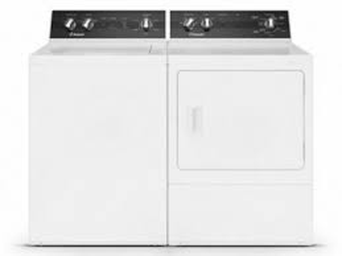 Huebsch TR5104WN DR5103WE 27 Inch Washer Dryer Pair