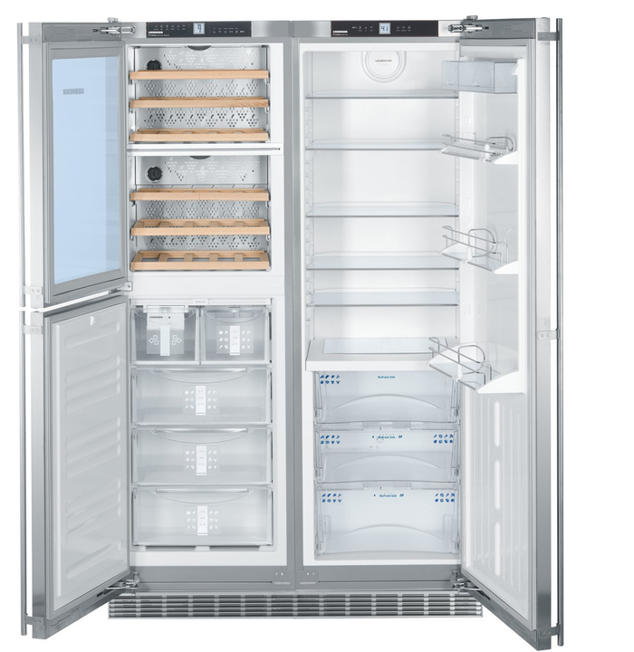 Side by Side Refrigerator SBS246 48in  Counter Depth - Liebherr