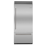 BlueStar BBB36R2PLT 36 Inch Bottom Freezer Refrigerator