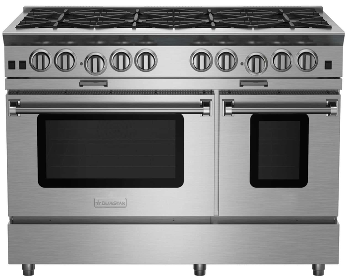 BlueStar BSP488BLCFPLT 48 Inch Platinum Series Gas Range