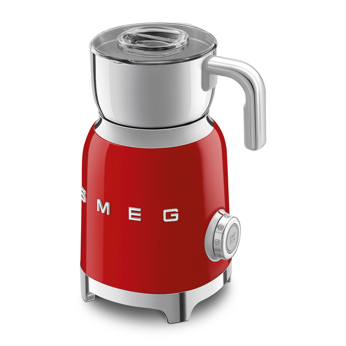 Smeg MFF01RDUS Retro 50's Style Milk Frother  Red disco@aniks.ca