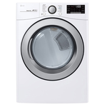 LG DLE3600W Electric Dryer Non Steam, Sensor Dry, Wi-Fi 27 Inch Wide
