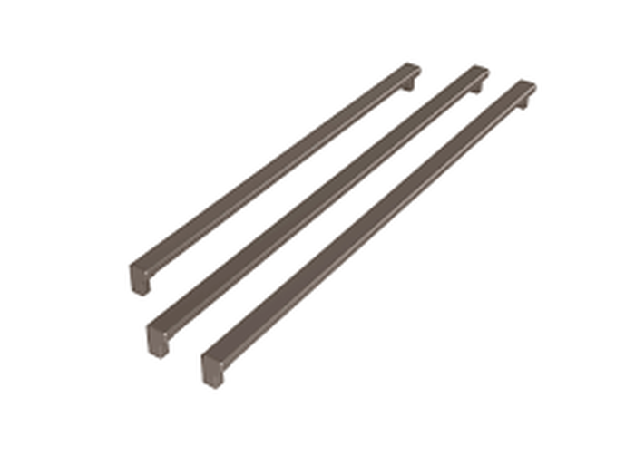 Bertazzoni HK36PROFDBTV Handle Kit Carbonio Titanium Handle Kit for 36" French Door Refrigerator (3 Handles)