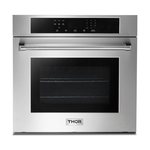 Thor Kitchen HEW3001 30 Inch Single Wall Oven Self Clean 4.8 Cu.Ft. Self Clean