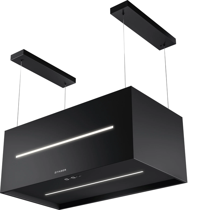 Faber GRAZIS30BKV 31 Inch Island Mount Hood 600 CFM