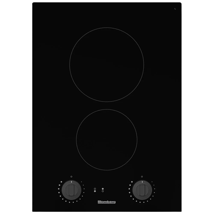 Blomberg CTE15210BL 15 Inch Knob Controls Electric Cooktop