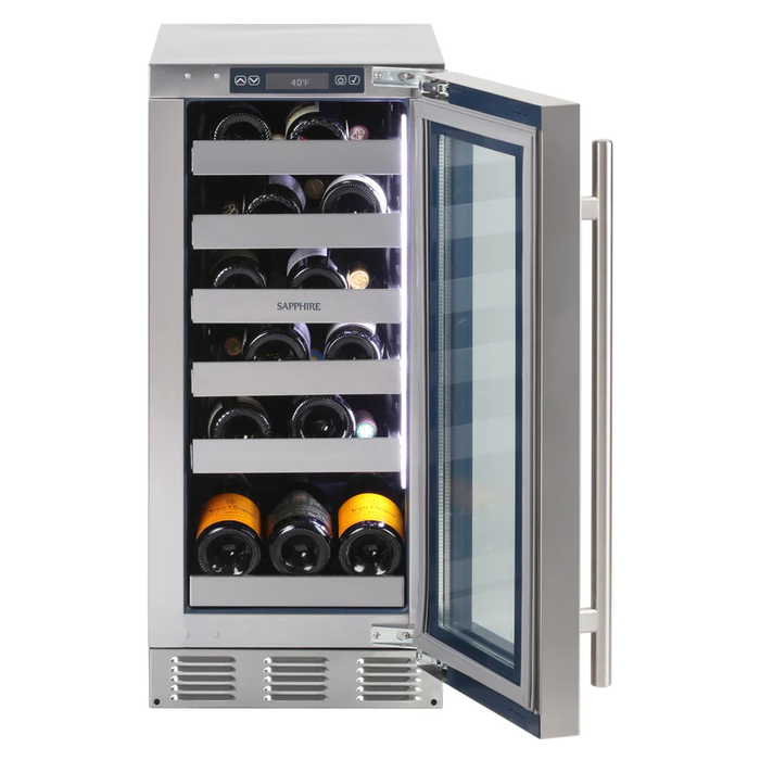 Sapphire SW15SZSS 15 Inch Wine Refrigerator