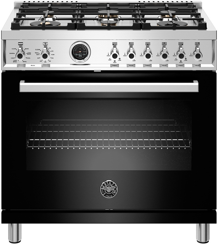 Bertazzoni PROF366DFSNET 36 Inch Dual Fuel Range