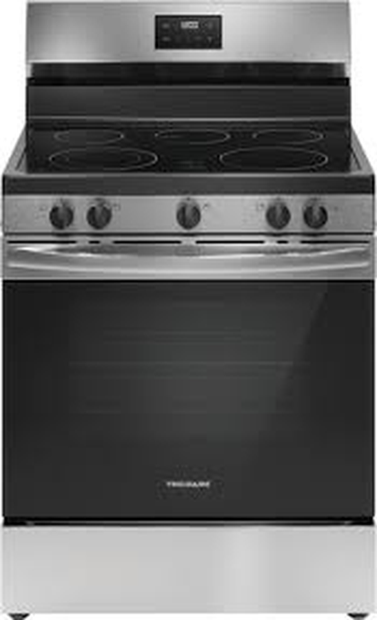Frigidaire FCRE305CBS 30 Inch 5.3 Cu Ft Five Burner Manual Clean Electric Range