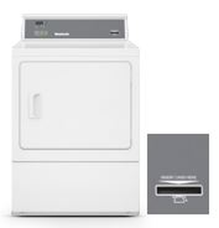 Huebsch HDENYRGS176CW01 27 Inch Commercial prep for card Electric Dryer