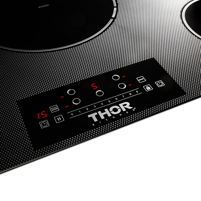 Thor Kitchen TIH36 36 Inch Induction Cooktop 5 Induction Elements