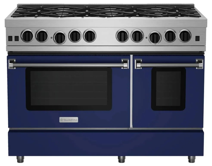 BlueStar RCS48SBV2CFPLT 48 Inch RCS Sealed Burner Gas Range