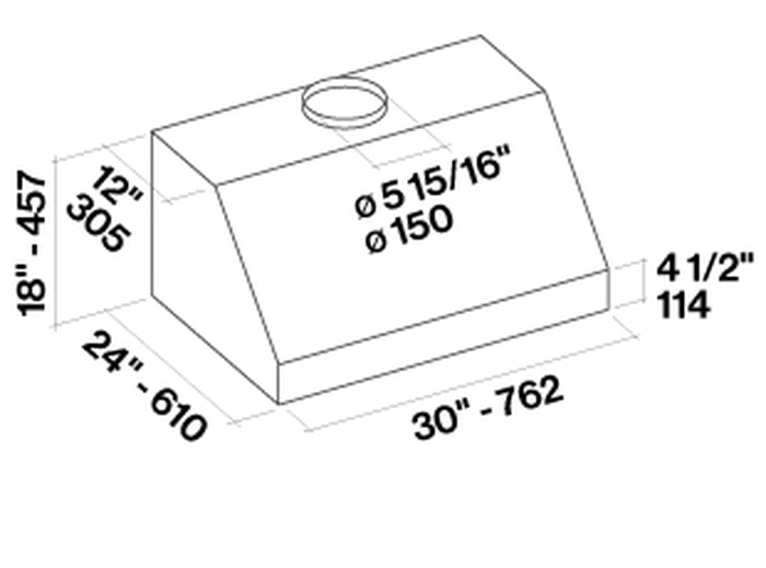 Falmec FP18P30W6SS Range Hood replacement parts