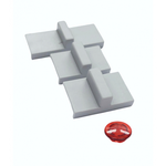 Faber 133.0258.760 Control Switch Grey Button Kit for slider switch for INCA HC SS