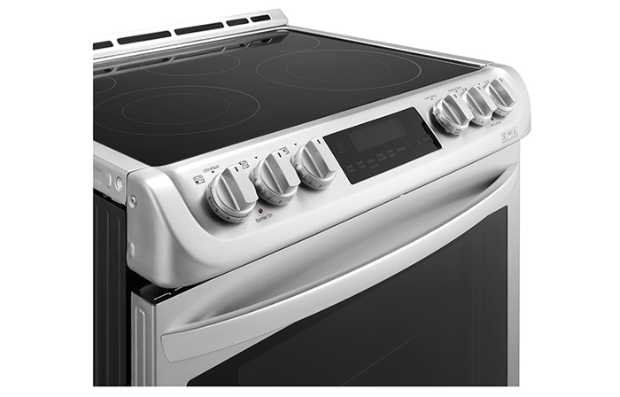 LG LSE5613ST 30 Inch Electric Range Slide-In Self Clean True Convection