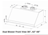 Faber MAES4218SS1200B 42 Inch Wall Mount Hood 1200 CFM