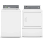 Huebsch HWNKY2SP116CW01 HDENYRGS176CW01 27 Inch Commerical Prep for Card Washer Dryer Pair