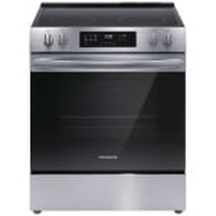 Frigidaire FCFE306CAS 30 Inch Slide in Knob controls 5.0 cu.ft, Steam Clean Electric Range