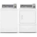 Huebsch TV6100WN DV6100WE 27 Inch Washer Dryer Pairs