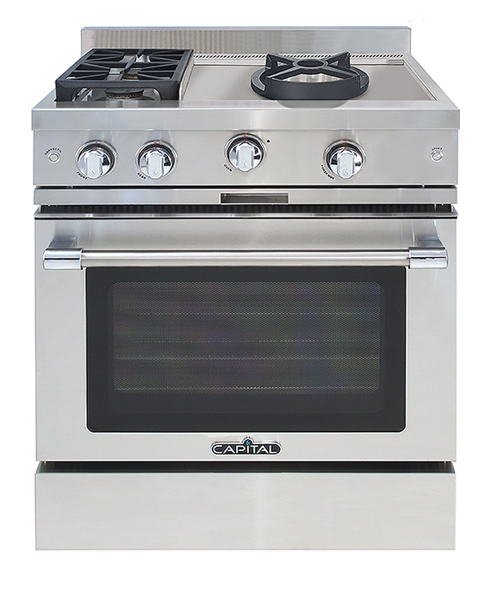 Capital MCR302CW 30 Inch Classic Chef Gas Range