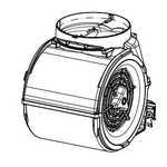 Bertazzoni Z110017 Blower Motor 600 CFM Motor Group S50 127V 60HZ CL1 (CSA) for wall hoods