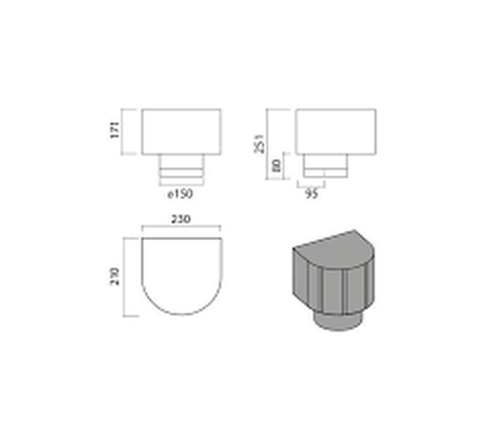 Falmec KACL.948#IF Charcoal Filter Kit Carbon.Zeo Filter Kit for t-shaped wall hoods