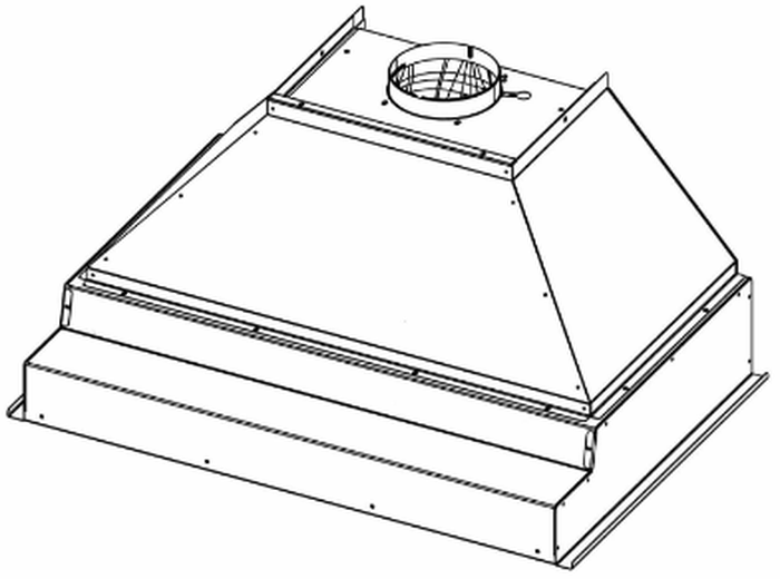 BlueStar PM046ML 46 Inch Installed in Cabinet Blower Not Included DFM