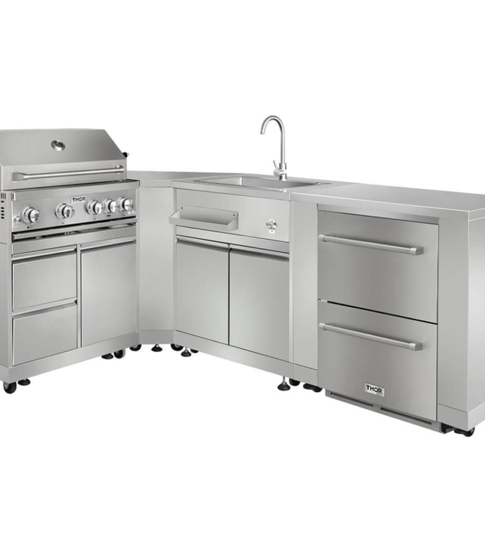Thor Kitchen MK02SS304 Outdoor Grill Fridge Cabinet