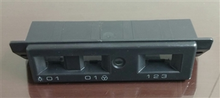 Faber 133.0157.446 Control Switch Black Box Cover for slider switch for INCA HC SS